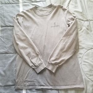 Gray Browning Long Sleeve Shirt
